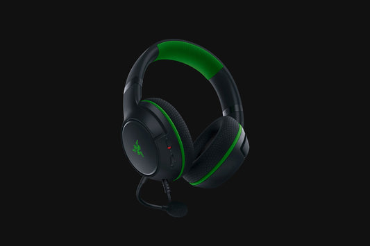 Razer Xbox Gaming Headset Wired Kaira X 3.5mm with Boom Mic Memory Foam Ear Cushions - Black