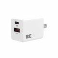 Blu Element Wall Charger Dual USB-C 20W PD and USB A White - GekkoTech