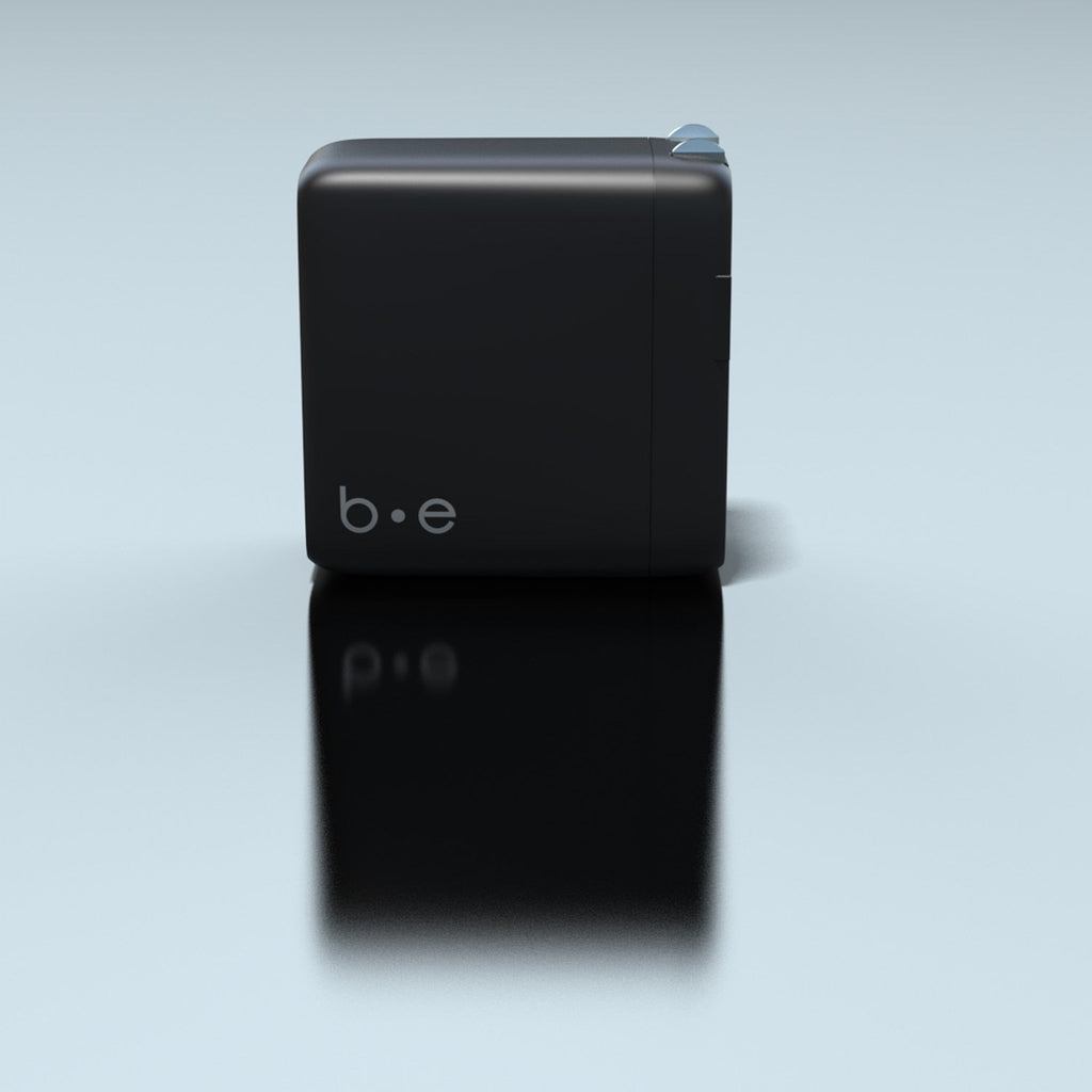 Blu Element Wall Charger 3 Port 65W Power Delivery 2USB-C and USB-A Black Matte - GekkoTech