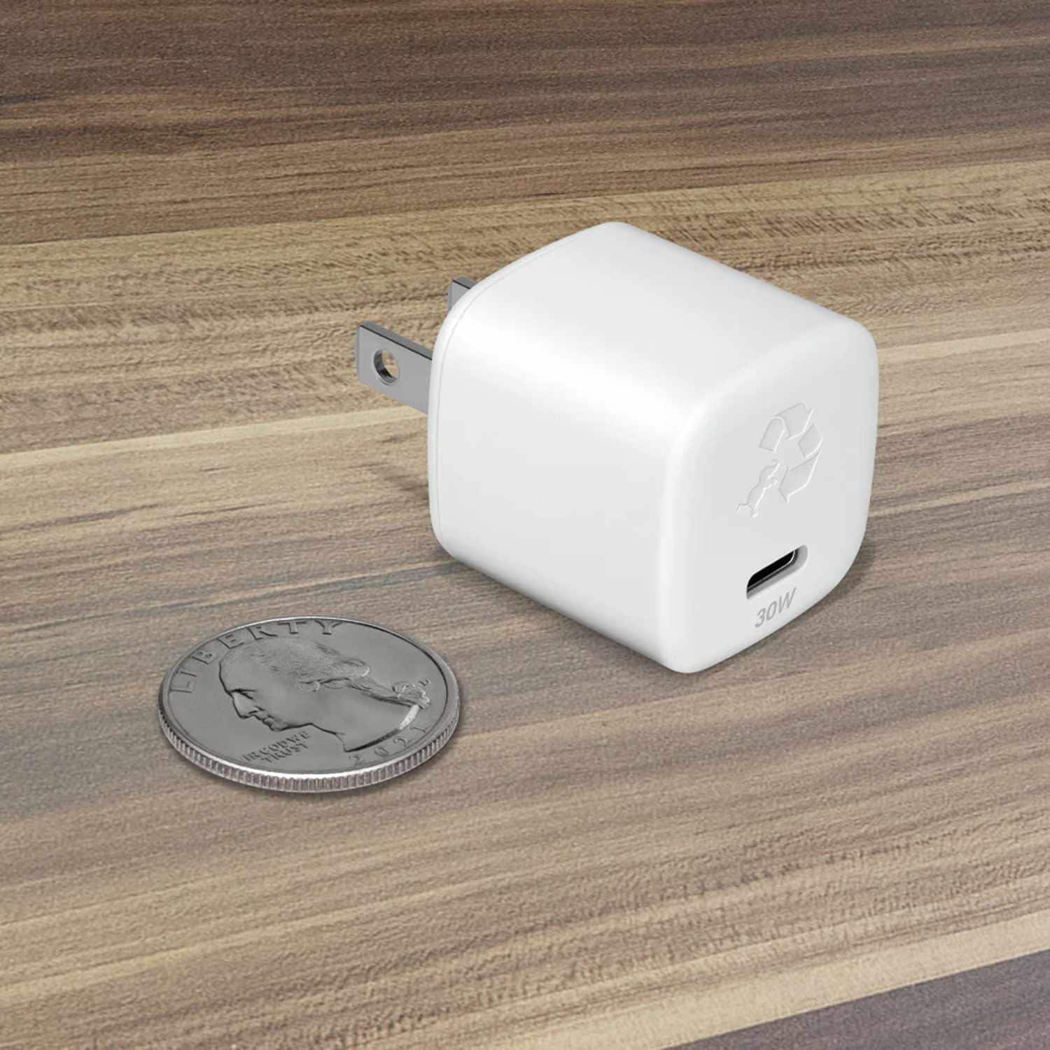 Nimble Wally SubNano Wall Charger 30W PD/PPS/GAN White