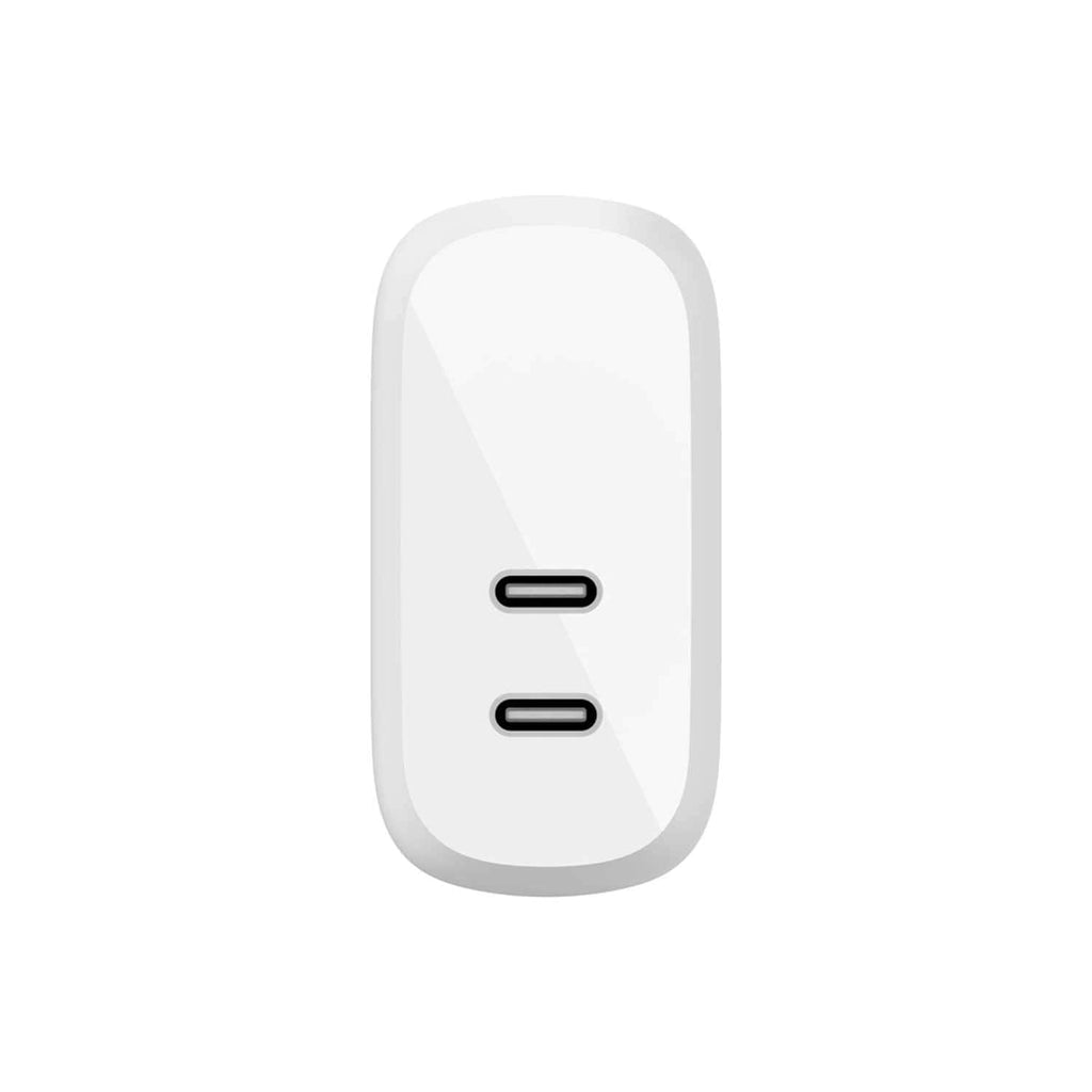 Belkin BoostCharge Wall Charger 40W PD 2-Ports USB-C White