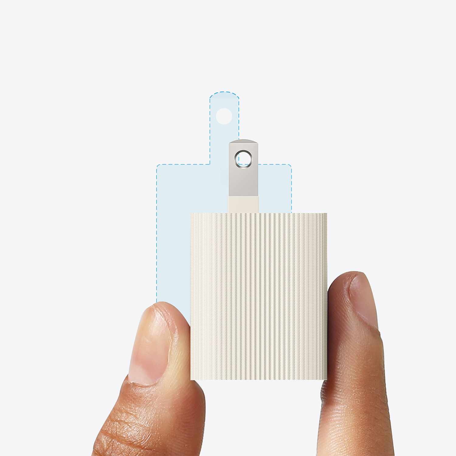 Anker Nano Wall Charger 30W USB-C White with USB-C Brained 3ft Cable