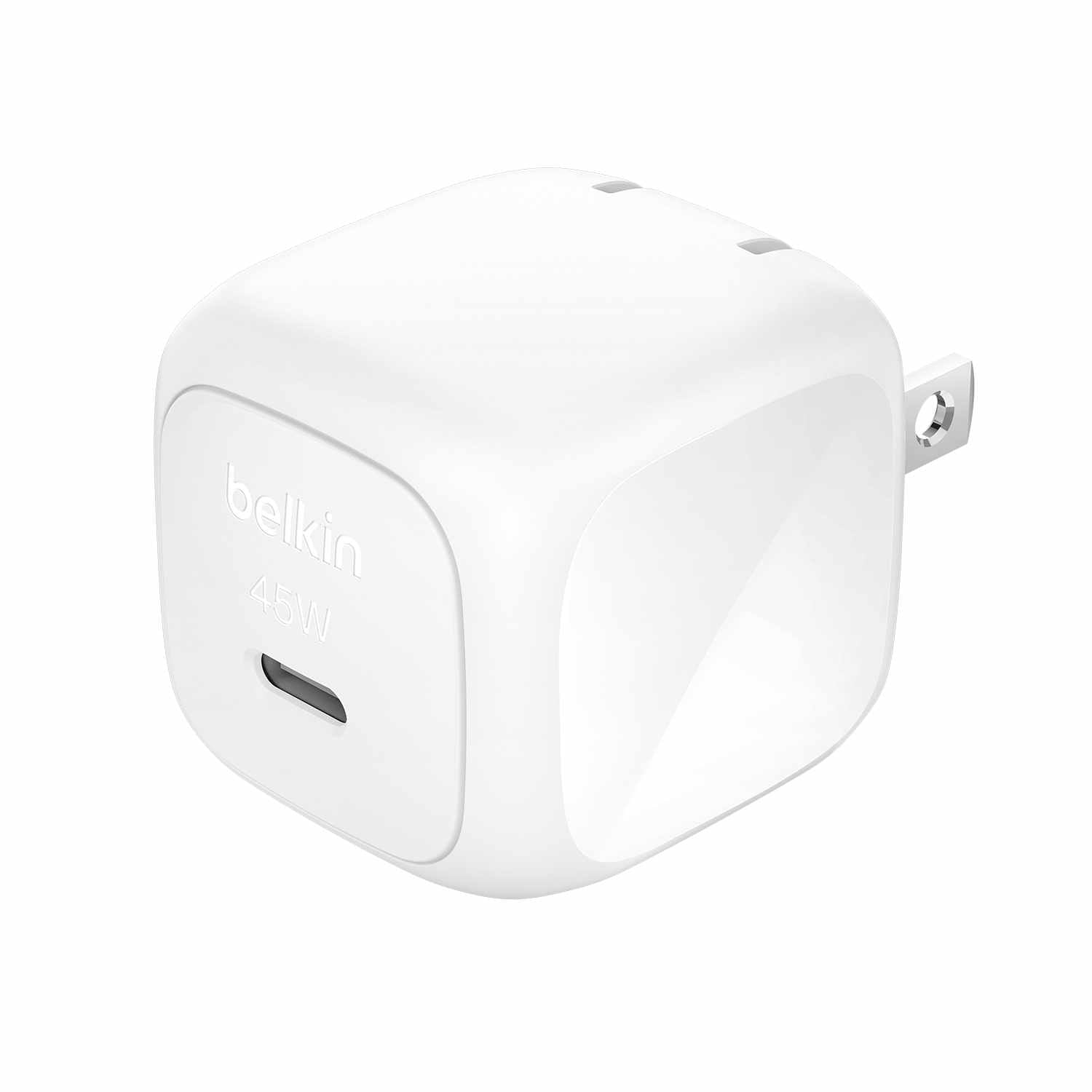 Belkin BoostCharge Compact Wall Charger 45W PD USB-C White