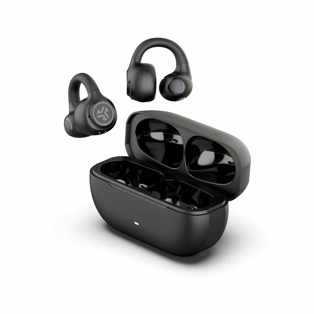 JLab Flex True Wireless Open Earbuds Black