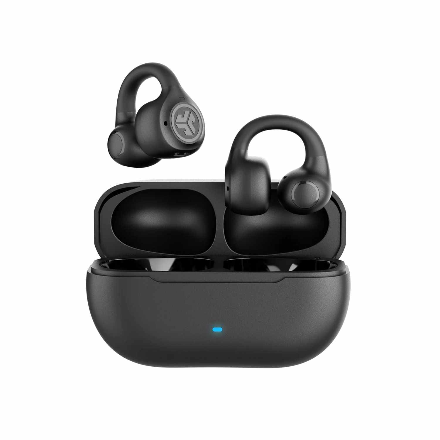 JLab Flex True Wireless Open Earbuds Black