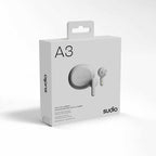Sudio A3 True Wireless Earbuds White