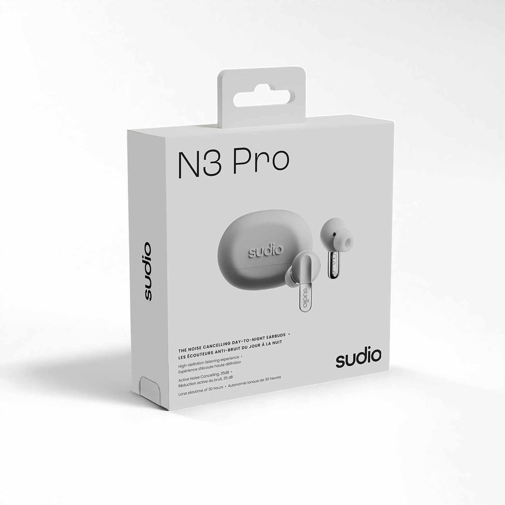 Sudio N3 Pro ANC Wireless Earbuds White