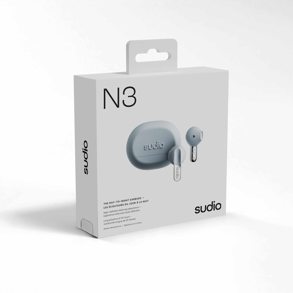 Sudio N3 Wireless Earbuds Navy Blue