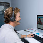 JLab Go Work Gen2 Wireless or Wired On-Ear Headphones Black