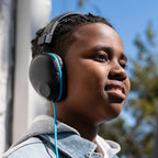 JLab JBuddies Pro Wired Over-Ear Kids Headphone Black/Blue (English Only Packaging)