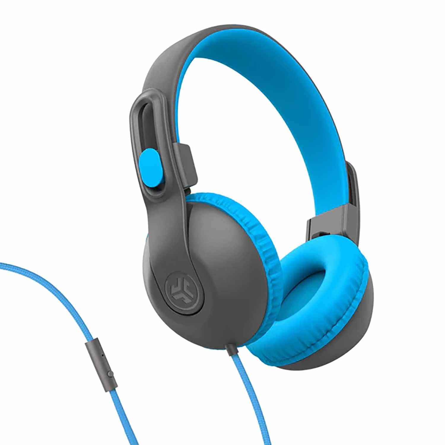 JLab JBuddies Studio 2 Wired Headphones Blue/Gray