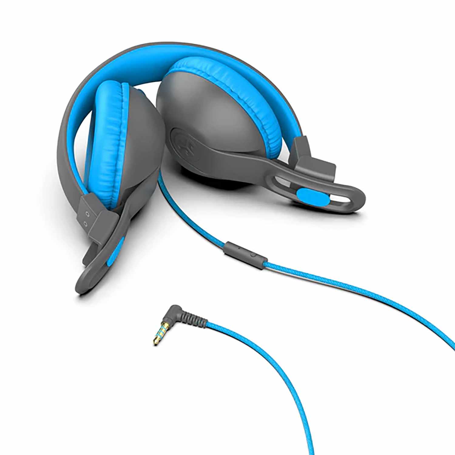 JLab JBuddies Studio 2 Wired Headphones Blue/Gray