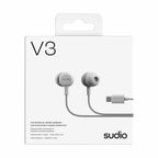 Sudio V3 Wired Earbuds White