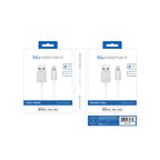 Blu Element Braided Charge/Sync Lightning to USB-A Cable 4ft White