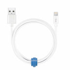 Blu Element Braided Charge/Sync Lightning to USB-A 6ft White - GekkoTech