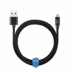 Blu Element Braided Charge/Sync USB-C to USB-A Cable 4ft Black - GekkoTech