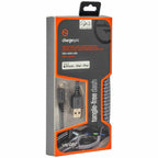 Ventev USB-A to Lightning Coiled Cable 1ft Grey