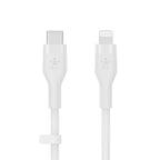 Belkin BoostCharge PRO USB-C Charge/Sync Cable with Lightning Connector 3ft White