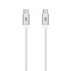 Blu Element Braided Charge/Sync USB-C to USB-C Cable 4ft White 60W