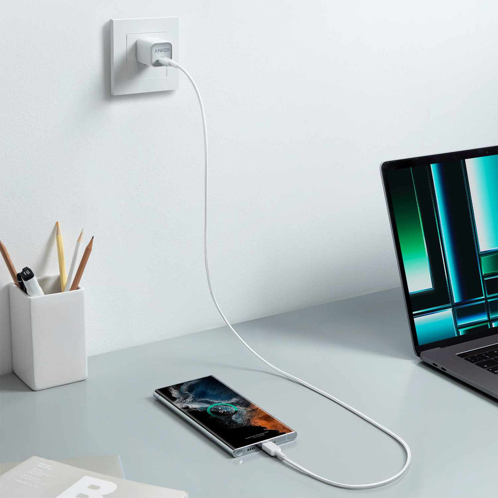 Anker USB-C to USB-C Cable 6ft White