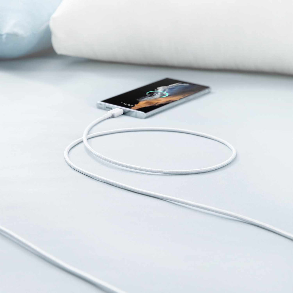 Anker USB-A to USB-C 6ft Braided Cable White