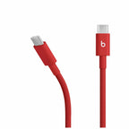 Beats by Dre USB-C to USB-C Woven Cable 5ft Rapid Red
