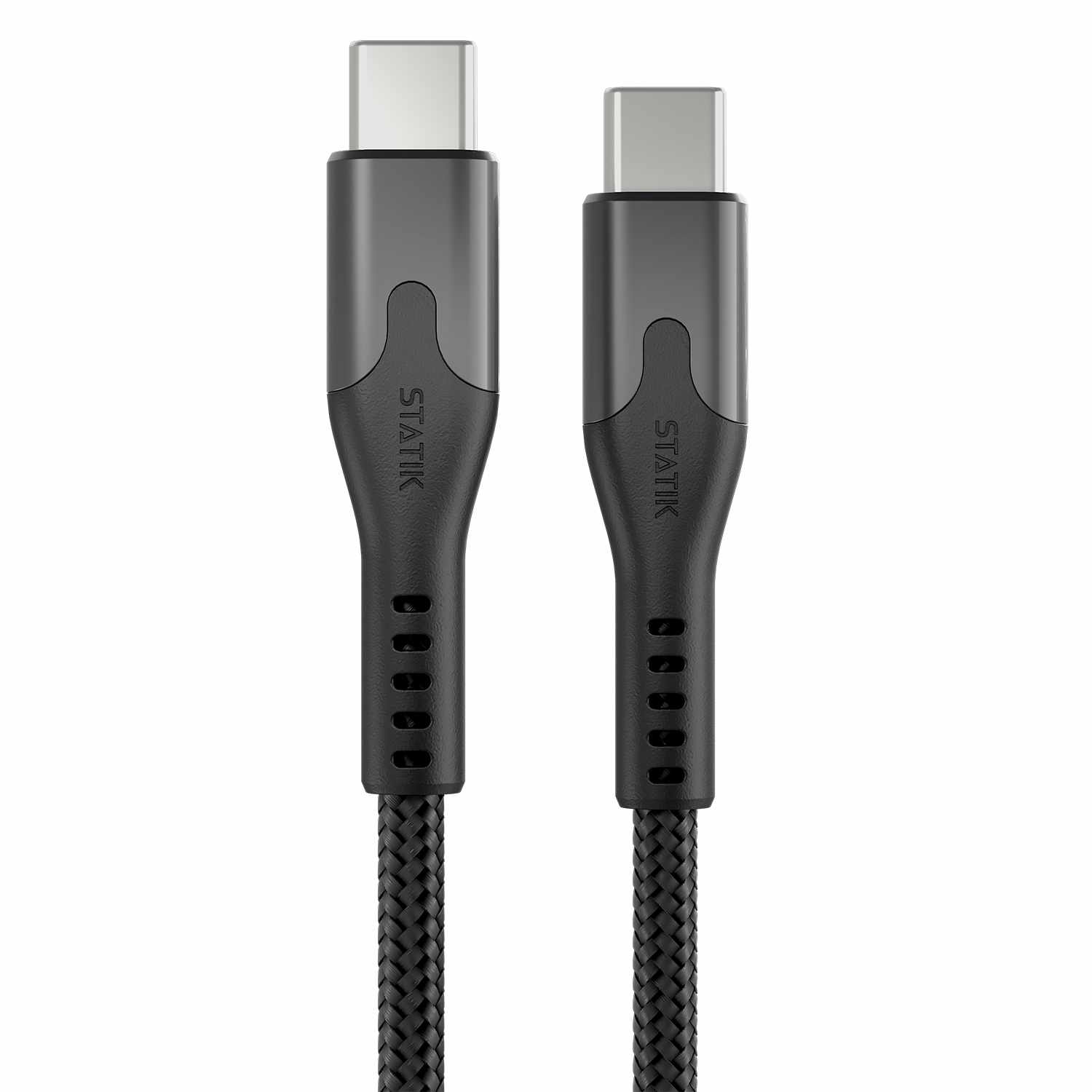 Blu Element SelfCoil Magnetic Cable USB-C to USB-C 4ft 100W Black
