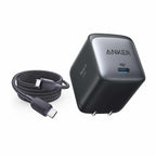 Anker Nano II 65W USB-C Fast Compact Foldable Wall Charger GaN PPS Black