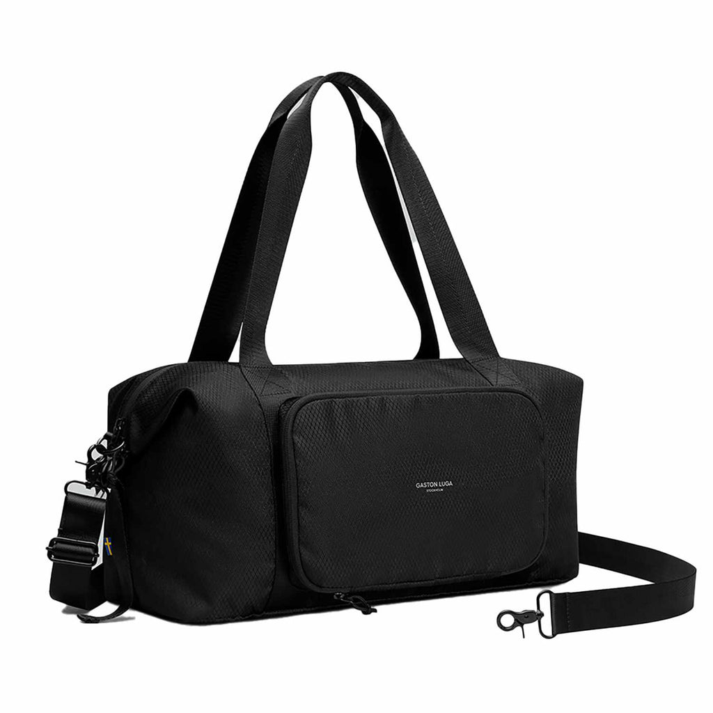 Gaston Luga Lightweight Packable Duffel Bag Black