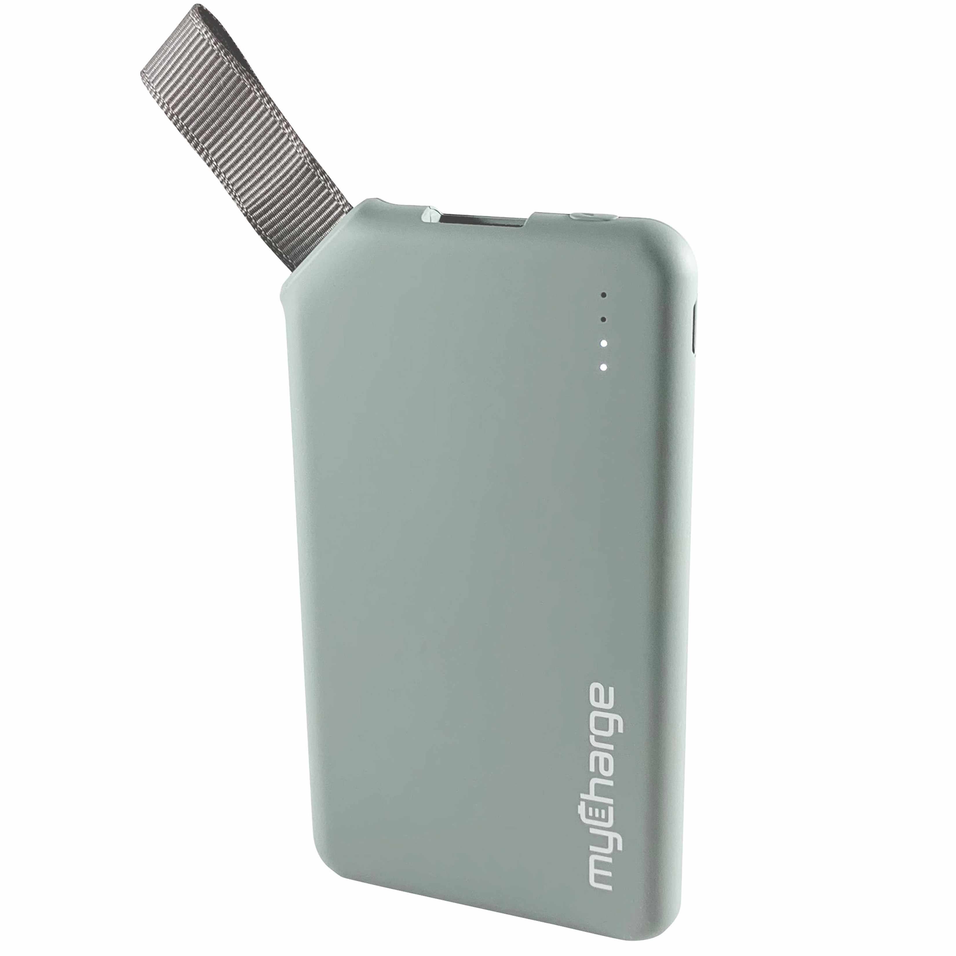 myCharge Go Mini Powerbank with Fabric Loop 2600 mAh Green