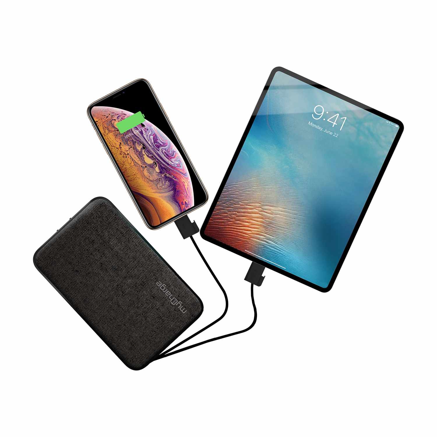 myCharge PowerHub Plus 6K mAh Black