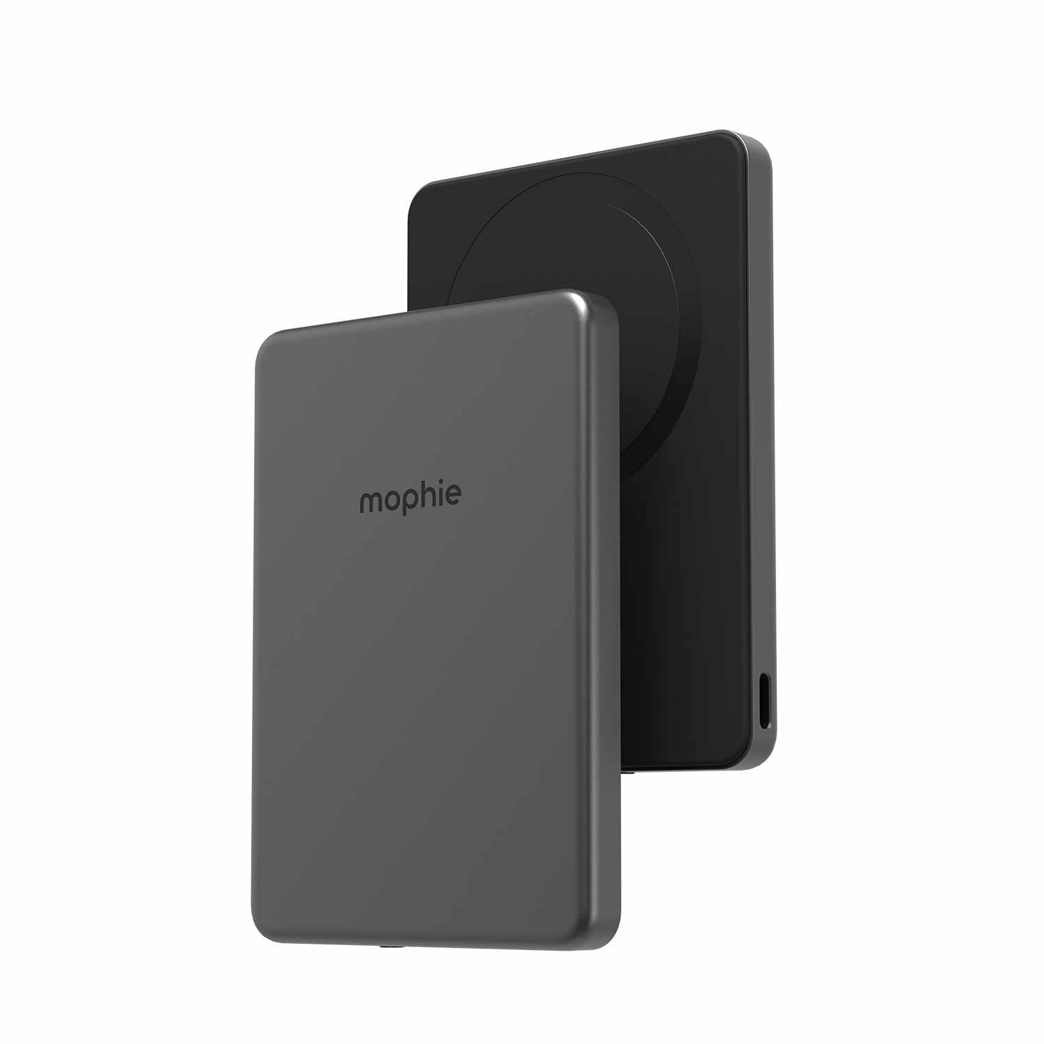mophie Powerstation Qi2 Wireless Slim Power Bank 5000mAh 15W PD USB-C with USB-C Cable Black