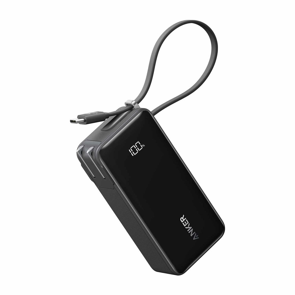 Anker Fusion 10000 mAh Power Battery Black with Built-in USB-C Cable