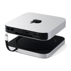 Satechi Stand & Hub For Mac Mini/Studio With NVMe SSD Enclosure Silver