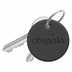 Chipolo One Spot 4 Pack Bluetooth Item Finder (Works with the Apple Find My Network) Almost Black