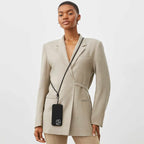 Ideal of Sweden Cord Phone Strap Coal Black