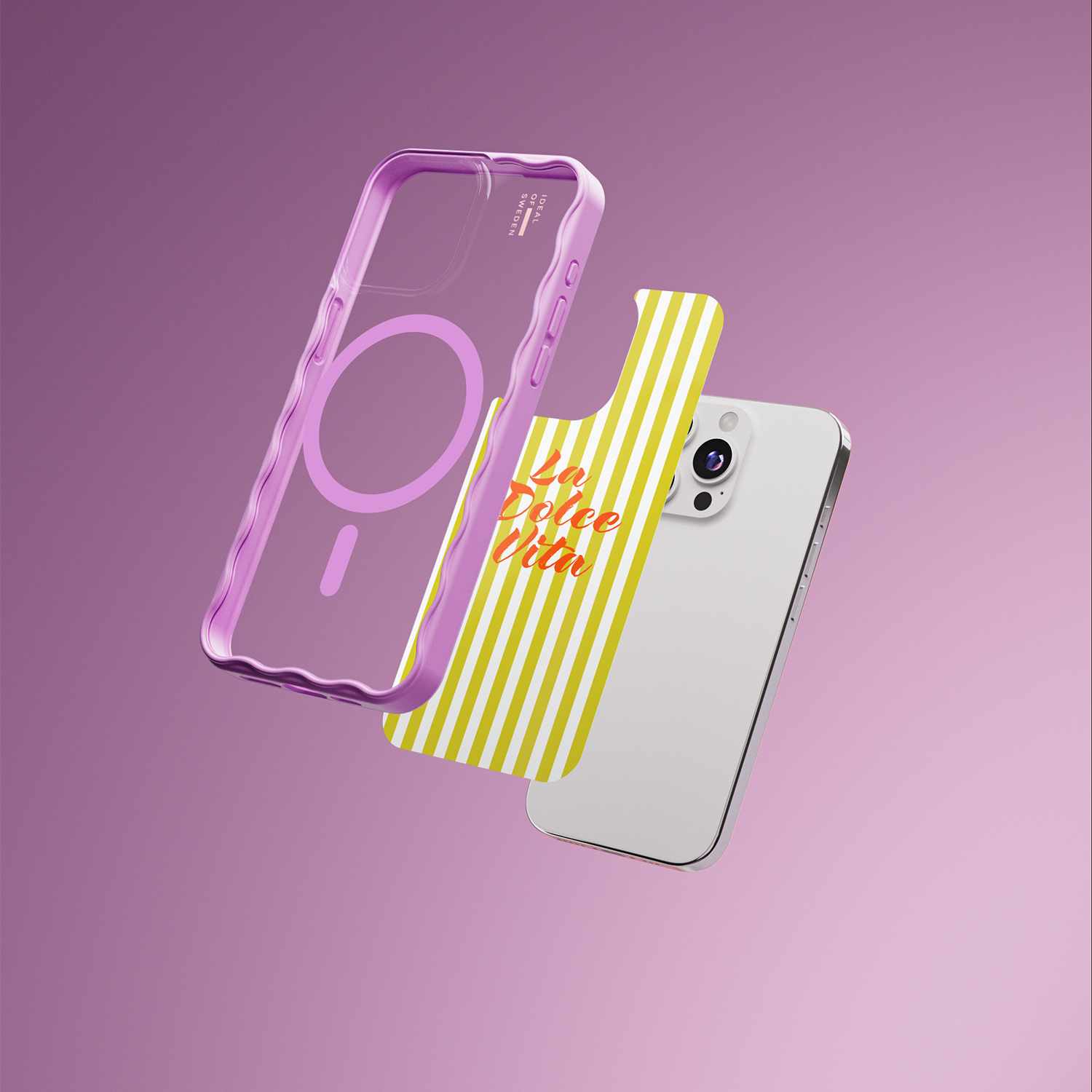 Ideal of Sweden Print Pack Limone for iPhone 16 Pro/15 Pro/14 Pro/13 Pro