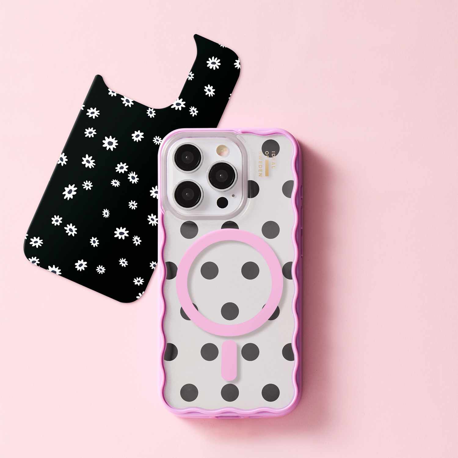 Ideal of Sweden Print Pack Ecru Noir for iPhone 16 Pro/15 Pro/14 Pro/13 Pro