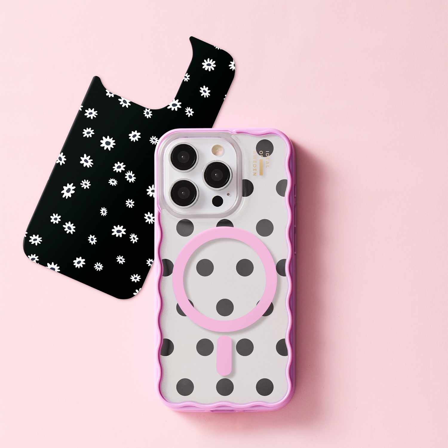 Ideal of Sweden Print Pack Ecru Noir for iPhone 17/iPhone 16