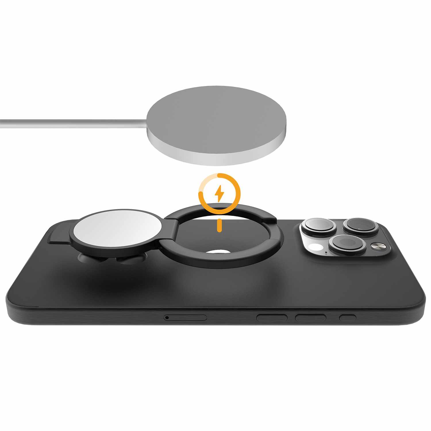 Avana Stick-On MagSafe Stand Black