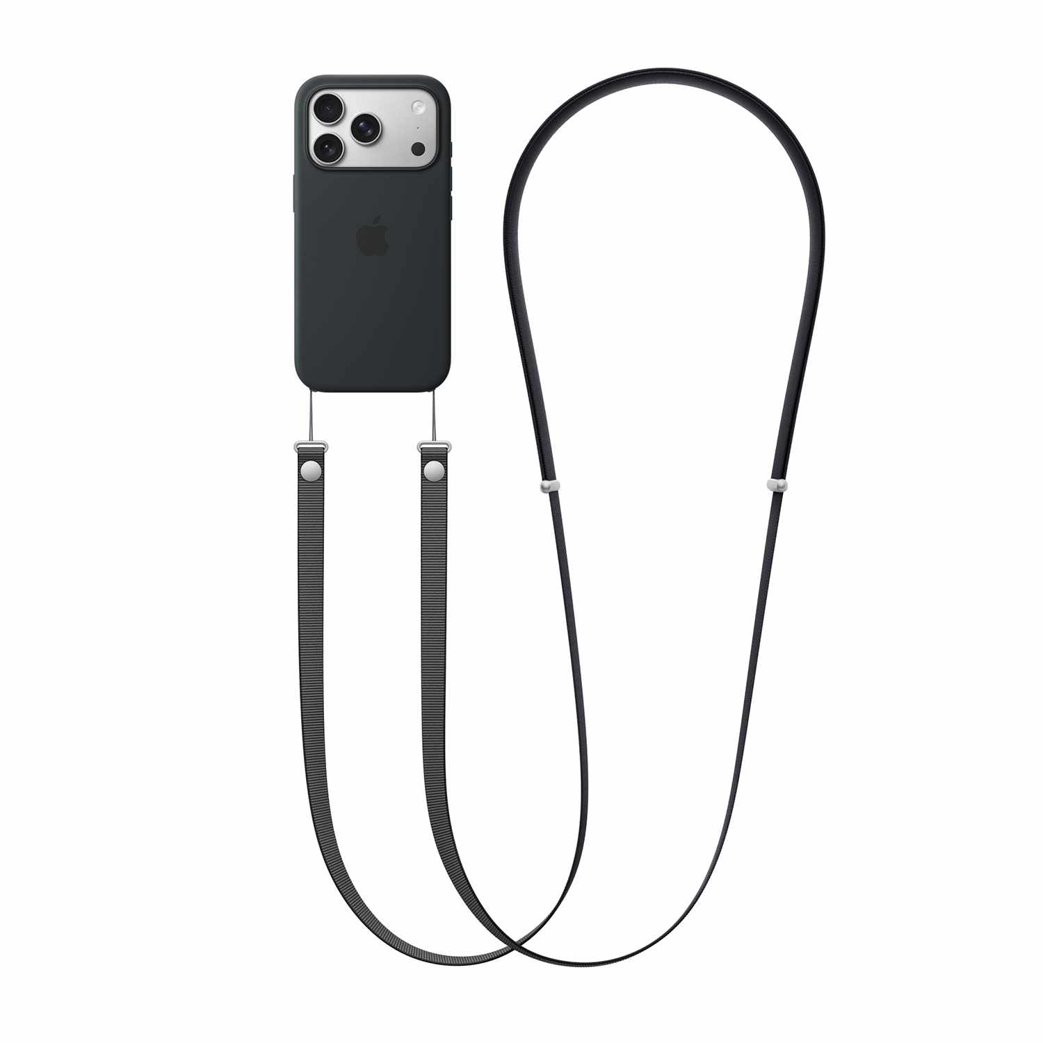 Apple Crossbody Strap Black