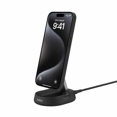 Belkin BoostCharge Qi2 Convertible Wireless Charging Stand 15W Black