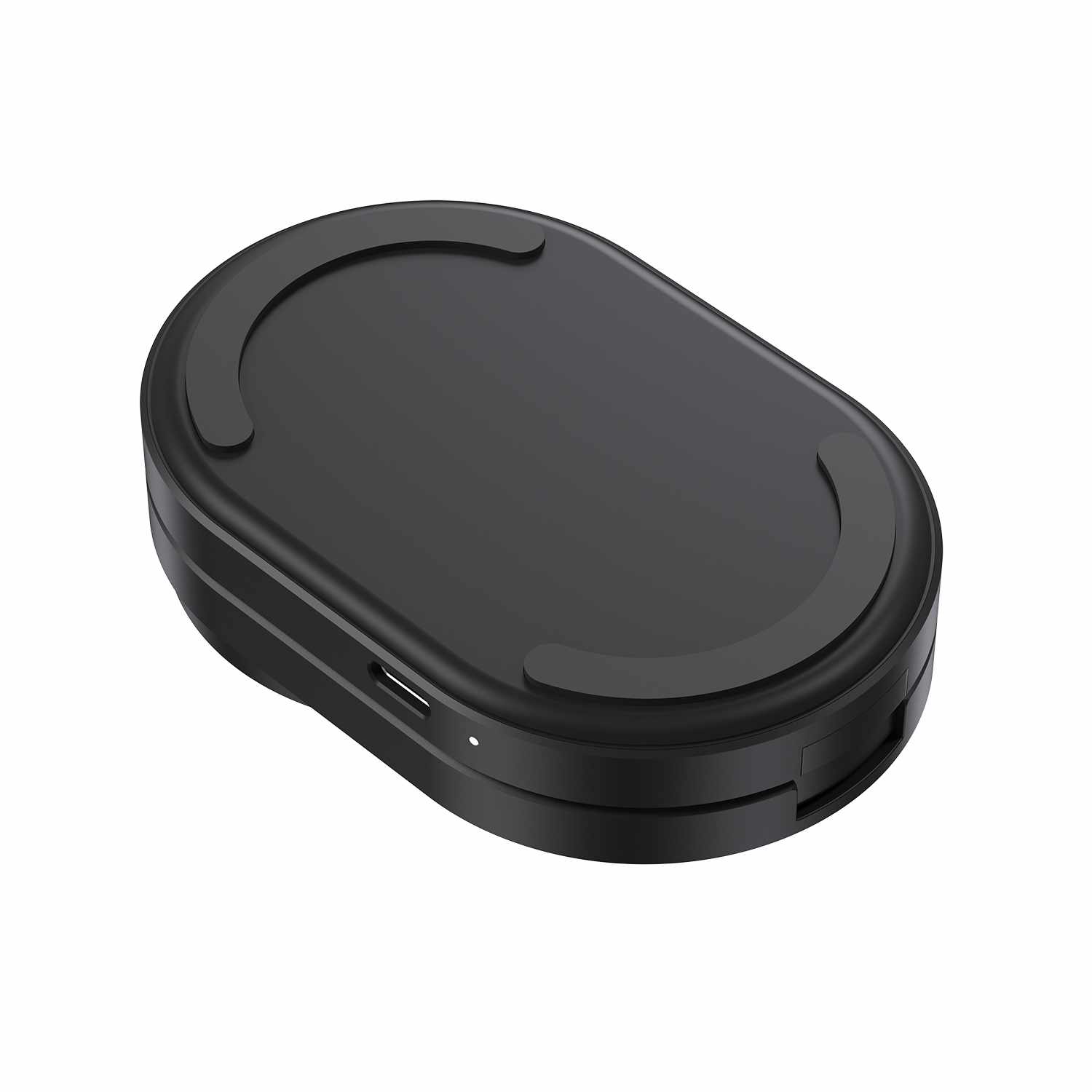Blu Element Qi2 3-in-1 Foldable Wireless Charging Stand 15W MagSafe-Compatible Black