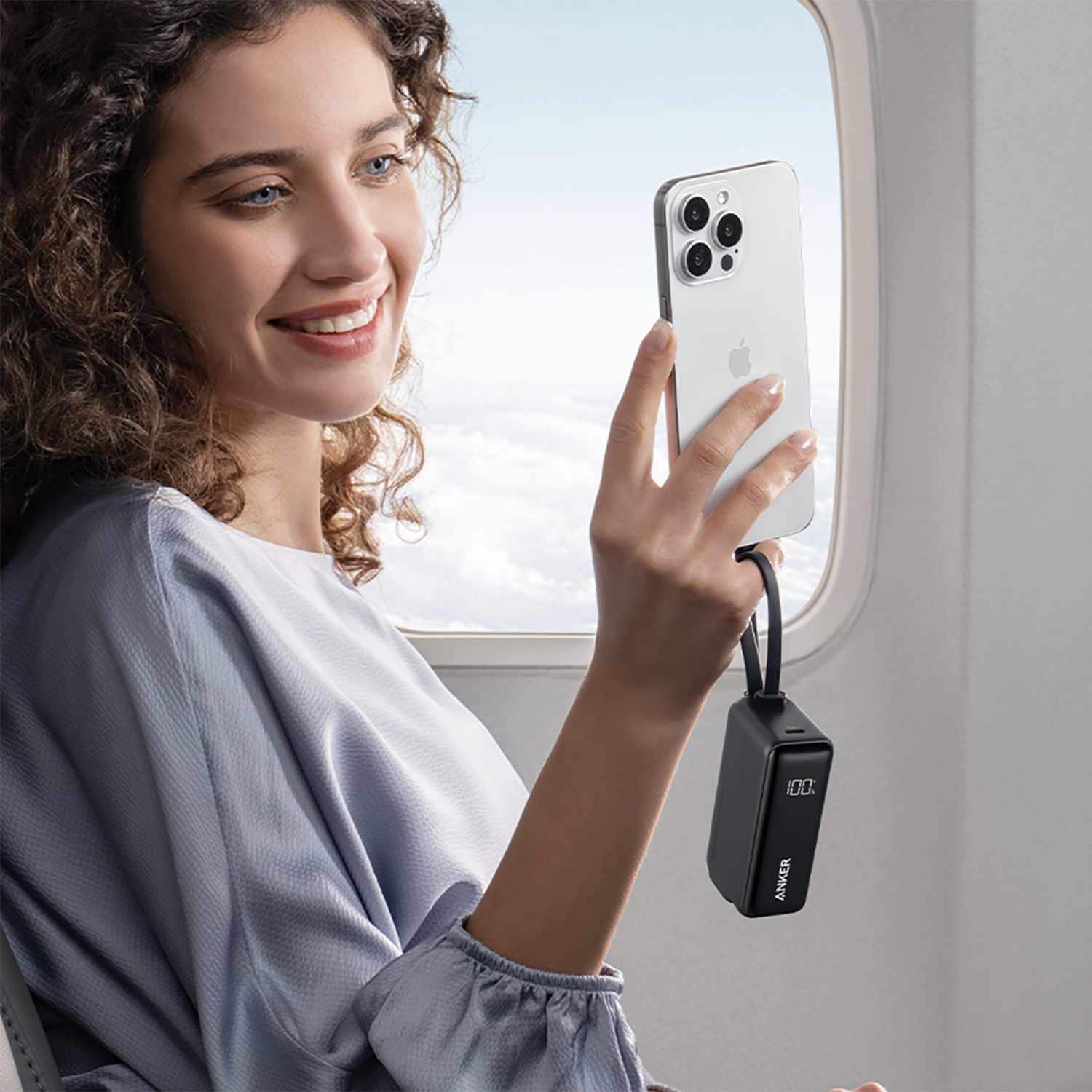 Anker 5K Fusion Power Bank with USB-C Cable Black