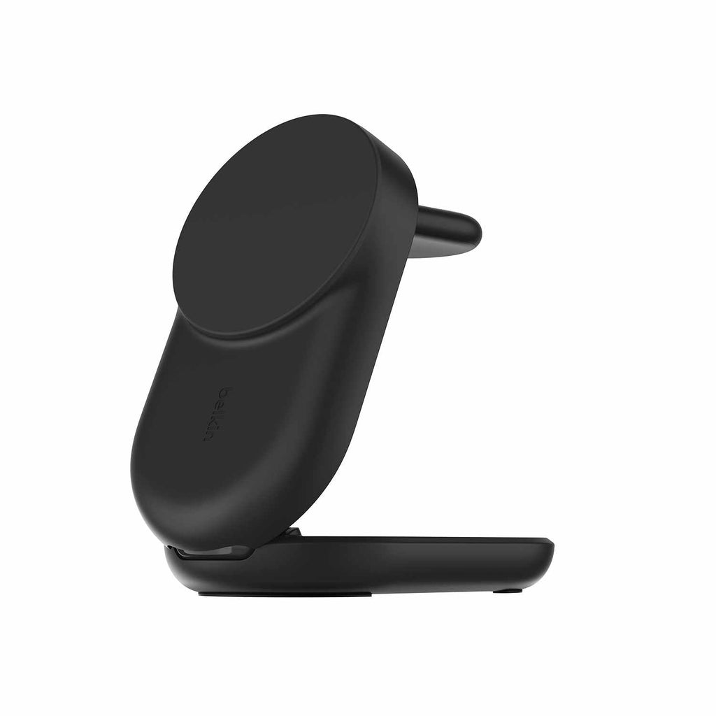 Belkin UltraCharge 3-in-1 Qi2 Foldable Magnetic Charger 25W Black