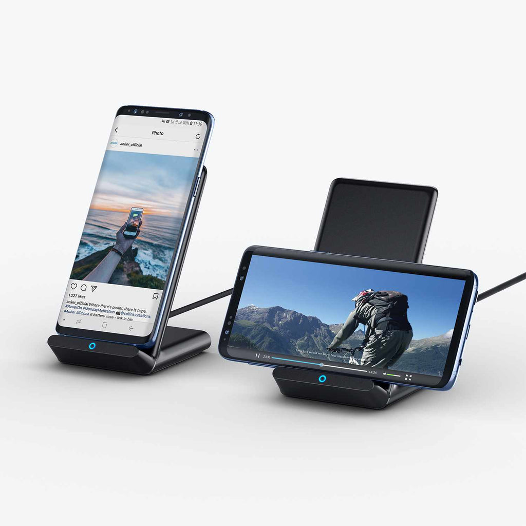 Anker Wireless Charger Stand Black (Bulk Packaging)