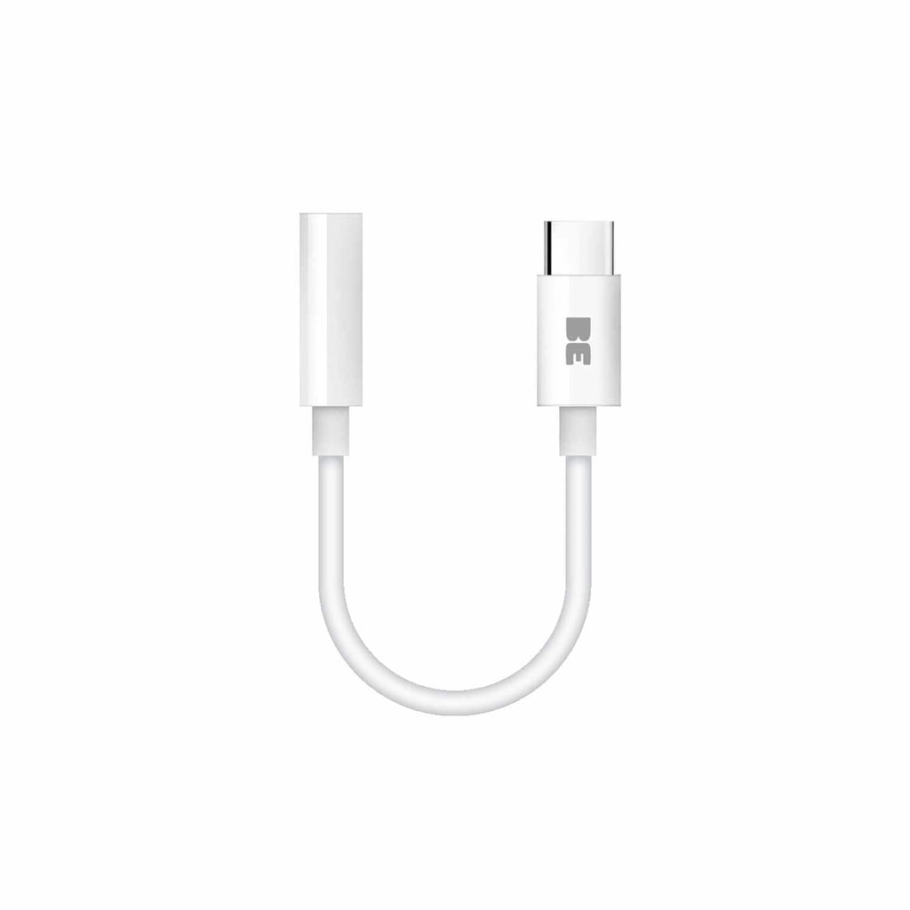 Blu Element USB-C to 3.5mm Headphone Jack Adapter White