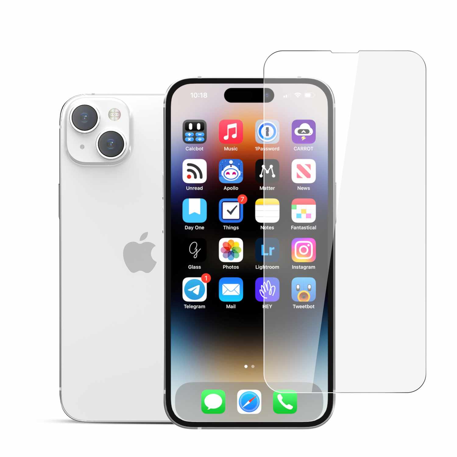 22 Cases Tempered Glass Screen Protector for iPhone 15