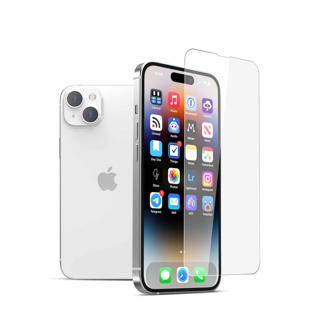22 Cases Tempered Glass Screen Protector for iPhone 15