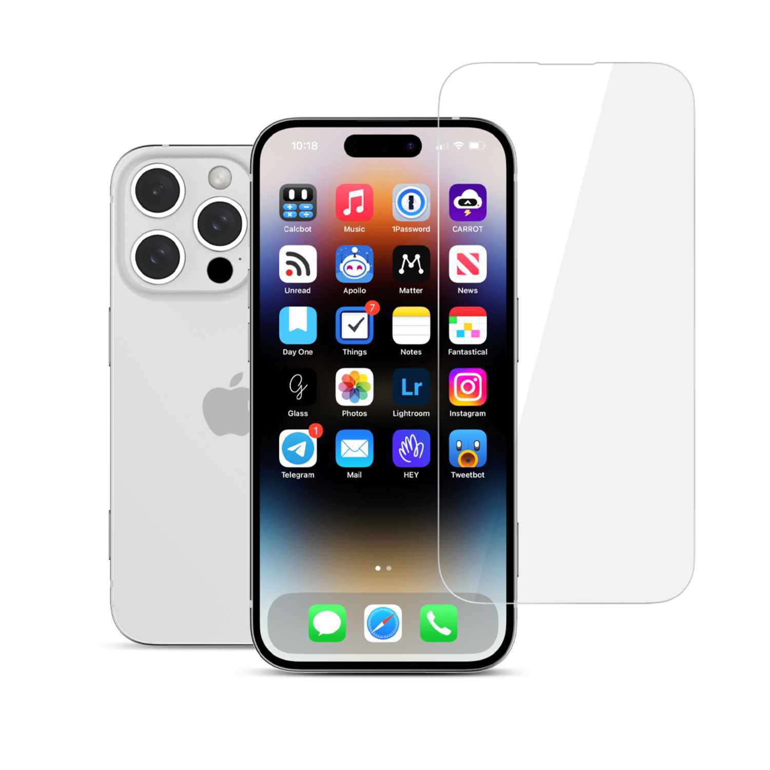 22 Cases Tempered Glass Screen Protector for iPhone 16 Pro